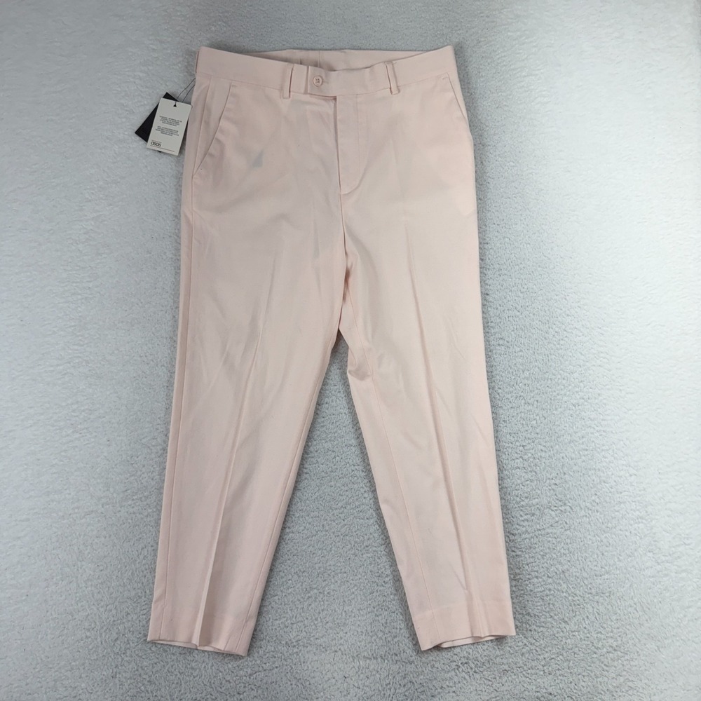 ASOS Pants Womens 32 (33x24) Trousers pink Dress High Rise Casual Career NWT